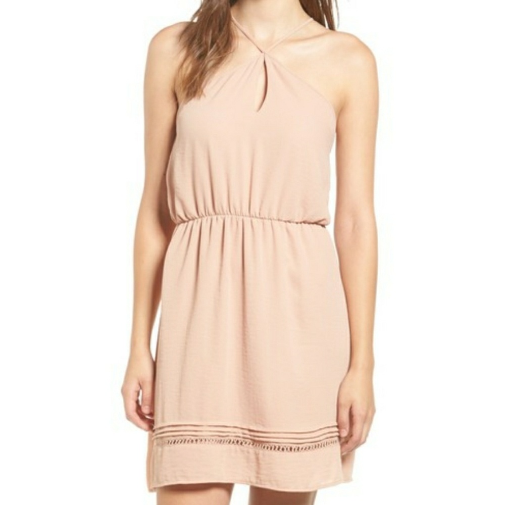 Lush Y-Neck Dress